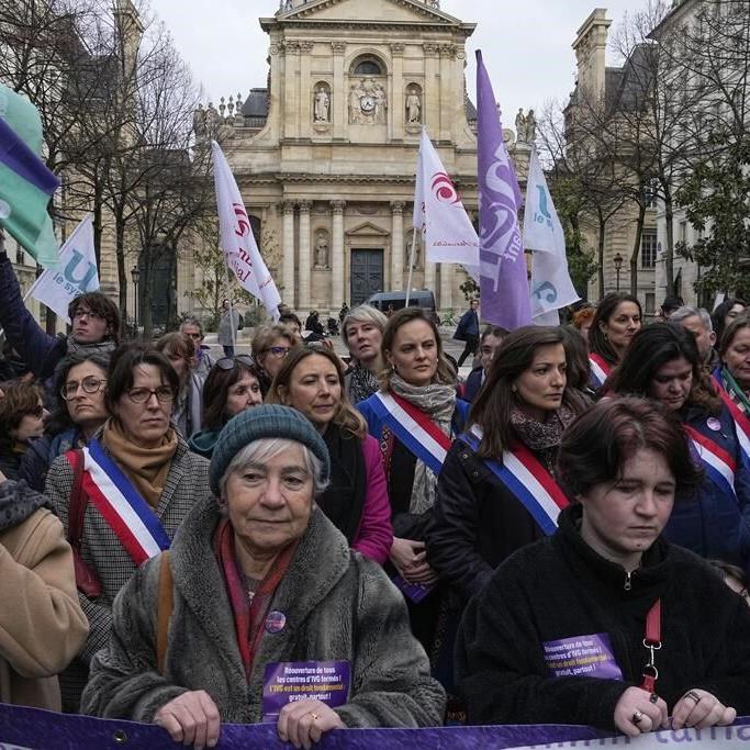 France becomes the only country to explicitly guarantee abortion as a constitutional right